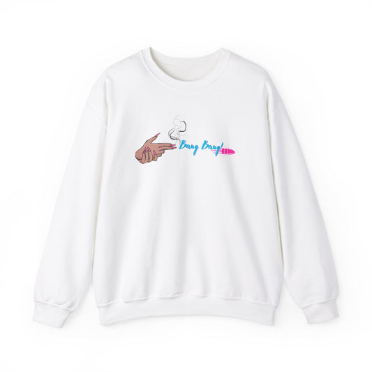 Pistol Whipped Unisex Heavy Blend Crewneck Sweatshirt, Trendy Streetwear Fashion, Street Style, Graphic Sweatshirt, Streetwear Fashion