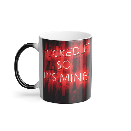 Lick Claim Color Morphing Mug, 11oz